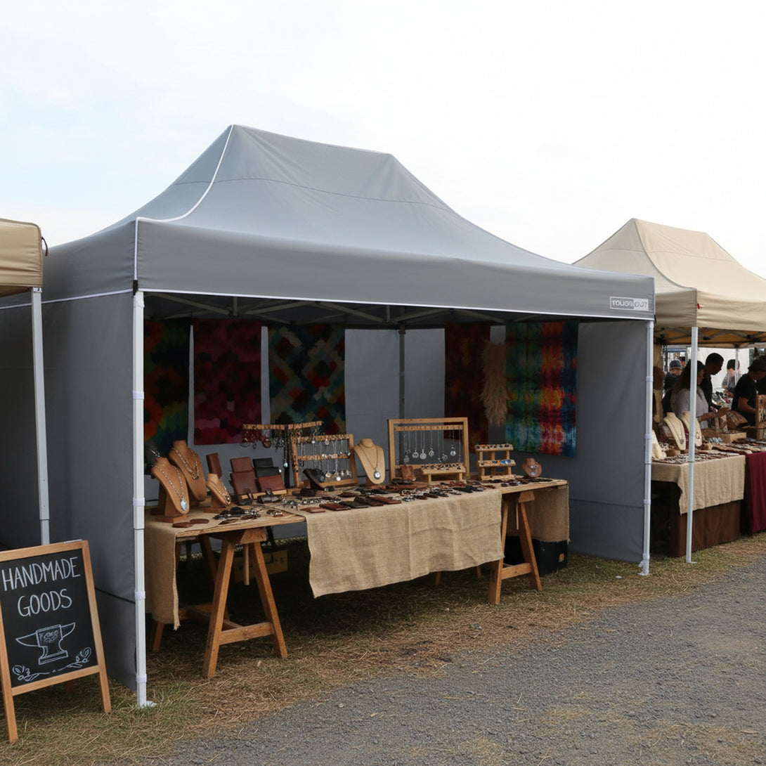 Toughout Thunderstorm Gazebo 3 x 4.5m - Grey