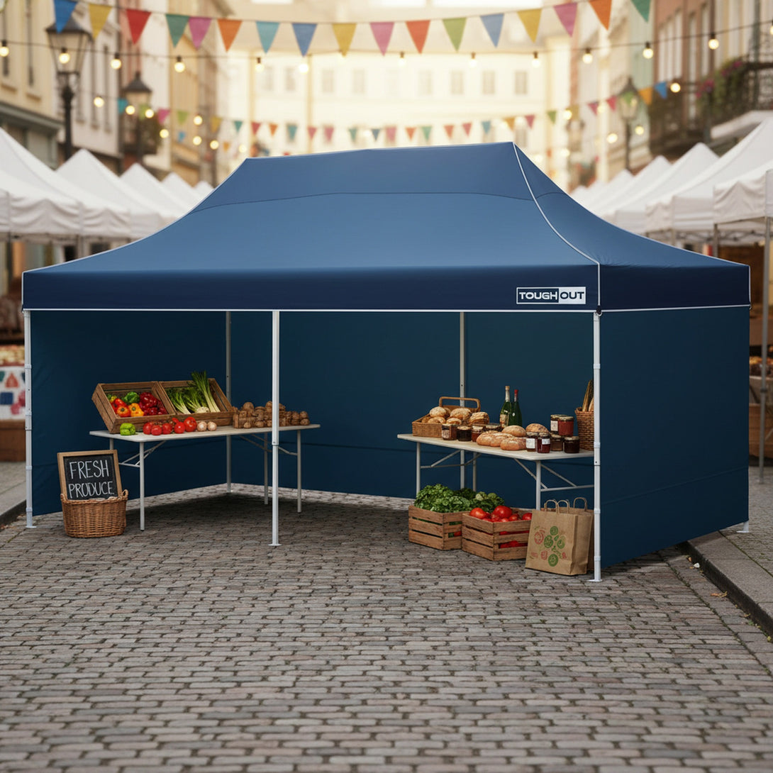 Toughout Thunderstorm Gazebo 3 x 6m - Navy