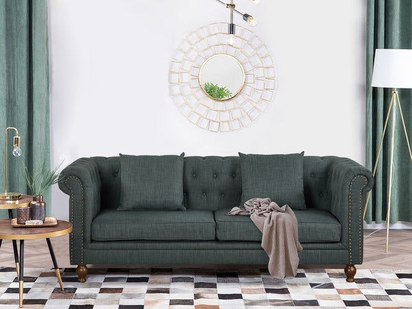 VAGAS 3 Seater Sofa - RIPE OLIVE