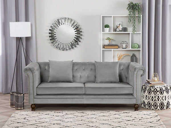 VAGAS 3 Seater Sofa - GREY