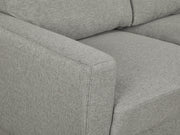 TORONTO 2 Seater Fabric Sofa - LIGHT GREY