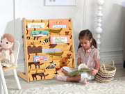 Mapam Wooden Kids Bookcase - Pattern