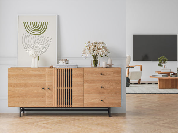 Tarkine 1.6m Sideboard Buffet Table - Oak
