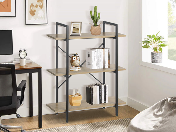 Bled 3 Tier Bookshelf - Oak