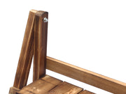 Balaton Ladder Planter Stand 40cm - Rustic Brown