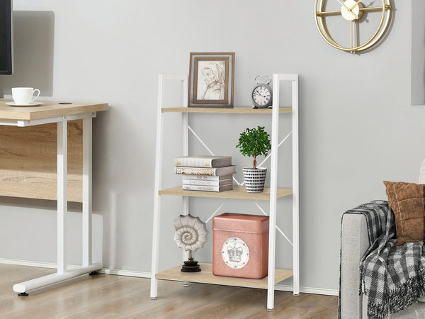 Roan 3 Tier Ladder Shelf - White