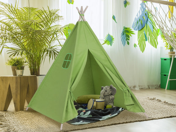Leni Kids Teepee Kid Play Tent - Green