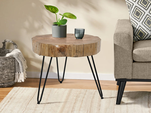 MARIN Solid Wood Coffee Table Side Table 50cm