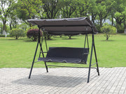 Outdoor 3 Seater Swing Chair - Grey