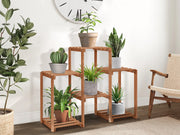 Saria Solid Wood Plant Stand - Brown