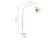 Lelta Floor Lamp - Gold
