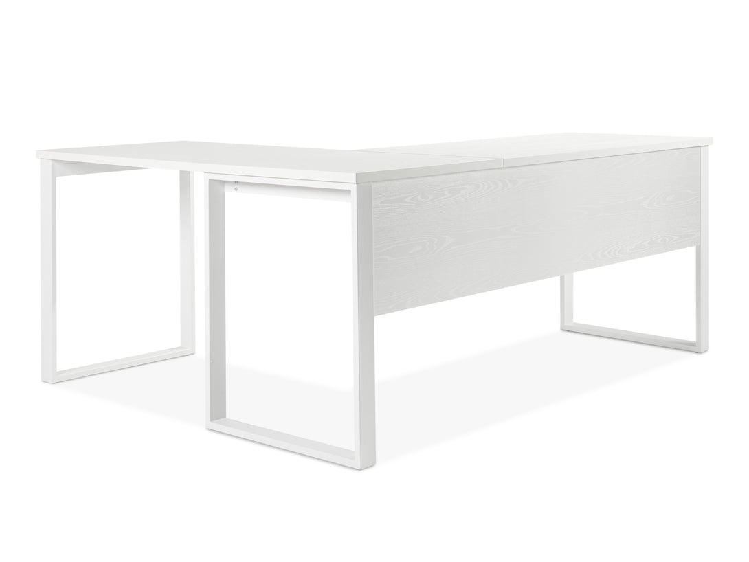 Nakia Computer Corner Desk - White