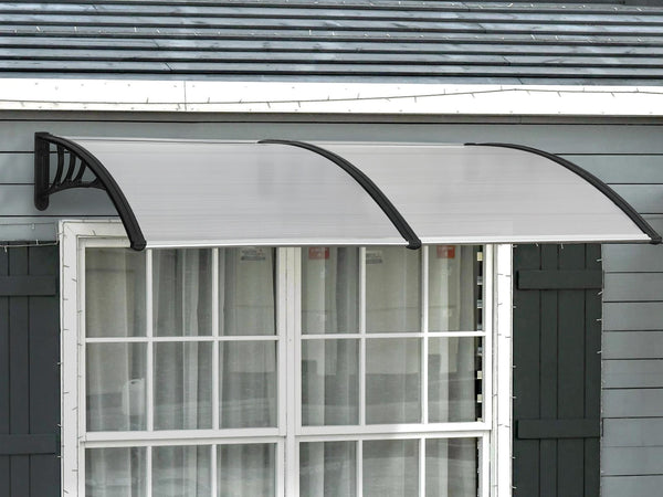 TOUGHOUT Canopy Awning Door Window Awning 2.4m x 0.8m