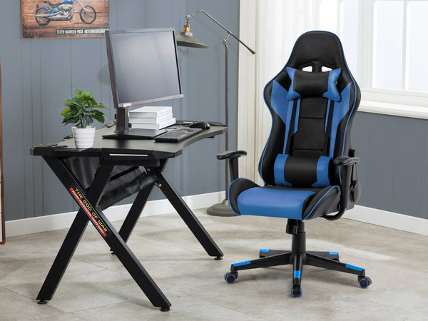 Shadow Gaming Chair - Blue + Black