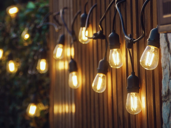 Straight Side 20 LED Festoon Lights String Lights 23m