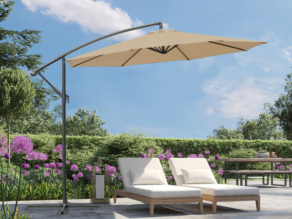 Toughout Kauri Outdoor Cantilever Umbrella 3m - Khaki