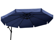 Toughout Puriri Outdoor Cantilever Umbrella 3m - Navy