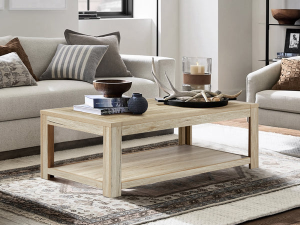 Borneo Wooden Coffee Table - Oak