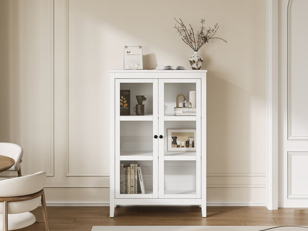 Congo Display Cabinet - White