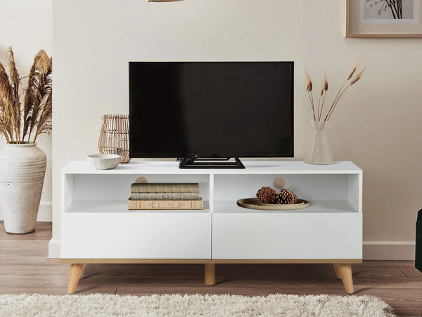 Hudson 1.3M Entertainment Unit - White