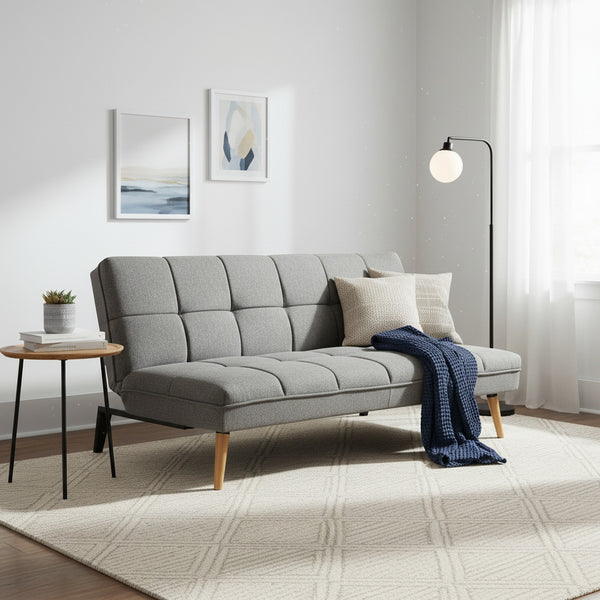 Chile 3 Seater Sofa Bed - Light Grey