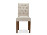 Lucia Upholstered Dining Chair - Set of 2 - Beige
