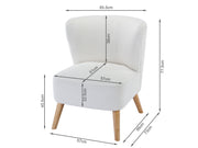 Alice Occasional Chair - Cream