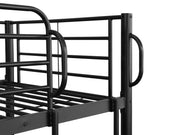 Owen Single Metal Bunk Bed Frame - Black