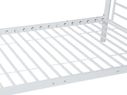 Owen Single Metal Bunk Bed Frame - White