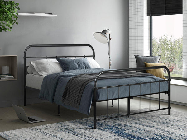 Taylor Double Metal Bed Frame - Black