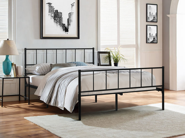 Keira Double Metal Bed Frame - Black