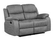 Wilson Manual 2 Seater Recliner Sofa - Grey