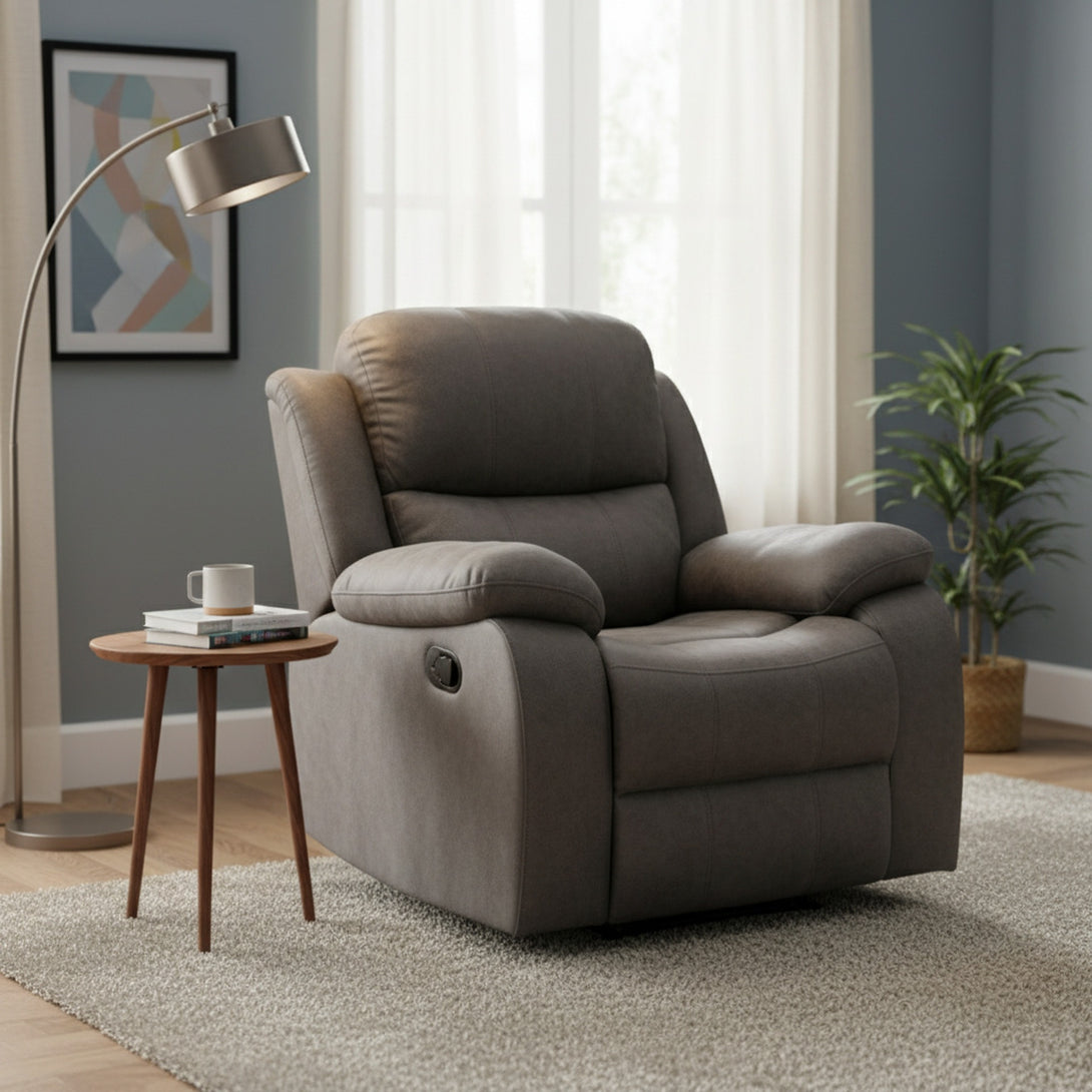 Wilson Manual Recliner Chair - Brown