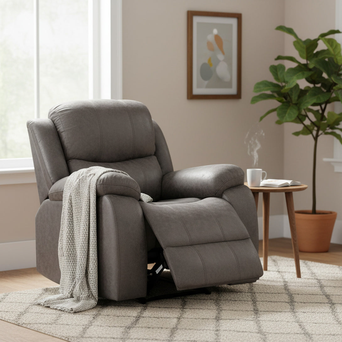 Wilson Manual Recliner Chair - Brown