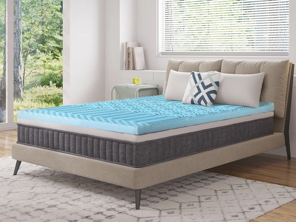 Betalife Zonelux 5 Zone Gel Memory Foam Mattress Topper - Double