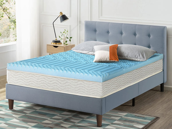 Betalife Zonelux 5 Zone Gel Memory Foam Mattress Topper - Queen