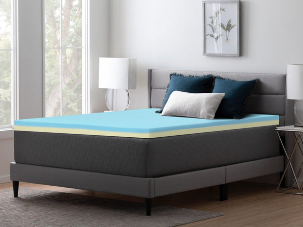 Betalife Dream Flip Dual Sided Memory Foam Mattress Topper - Queen