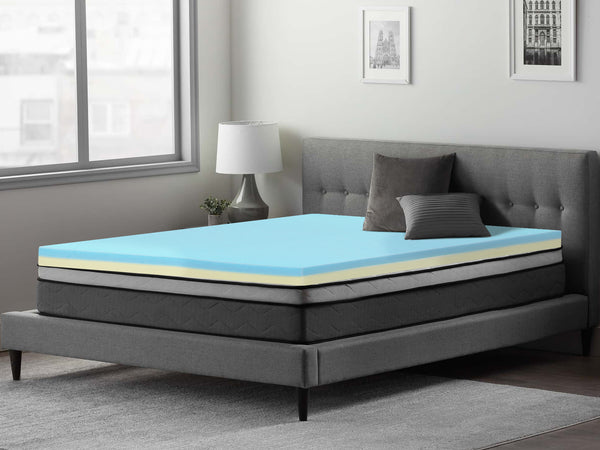 Betalife Dream Flip Dual Sided Memory Foam Mattress Topper - King