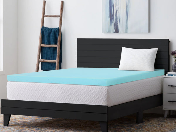 Betalife Comfort Plush Gel Memory Foam Mattress Topper - Queen