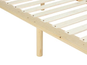 Ohio Queen Wooden Bed Base - Natural