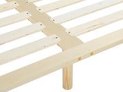 Ohio Queen Wooden Bed Base - Natural