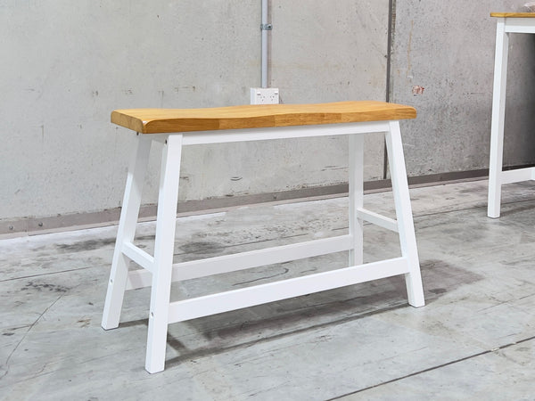 Avon Bar Bench Seat - Oak+White