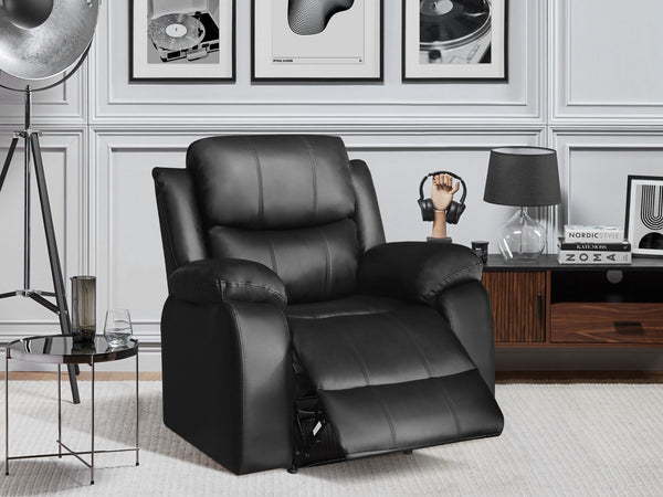 Wilson Manual Recliner Chair - Black