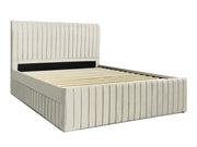 Tasman Queen with Single Trundle Bed Frame - Oat