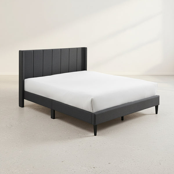 Careys Double Bed Frame - Dark Grey