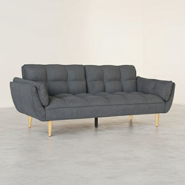 Dover 3 Seater Sofa Bed - Dark Grey