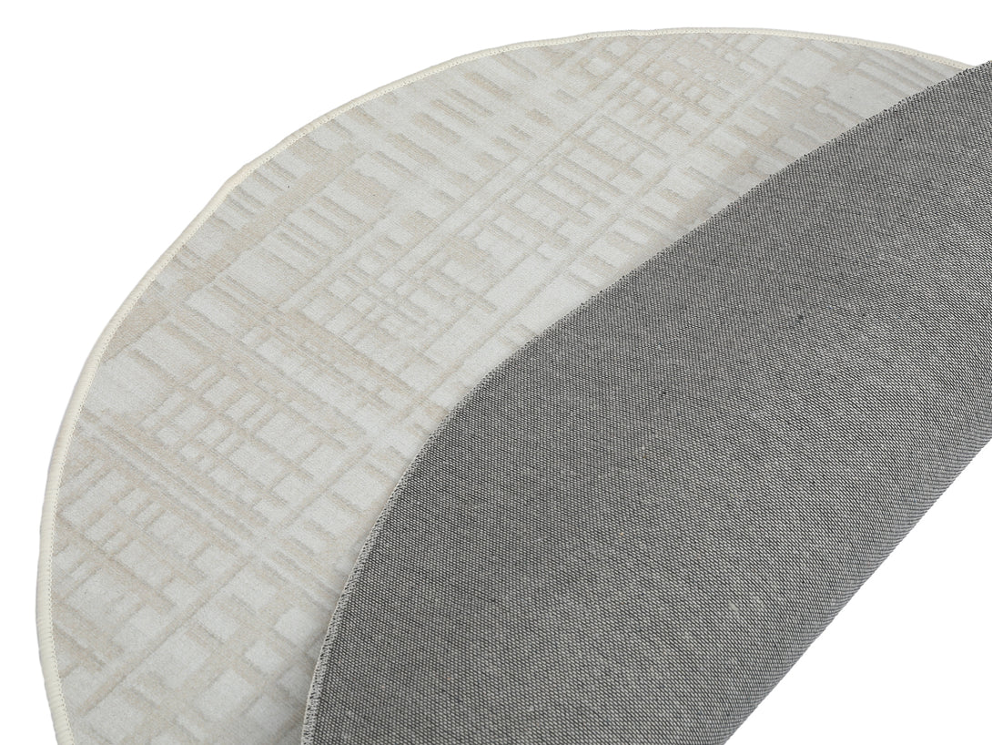 Quality Waterproof Round Rug Design F 100cm