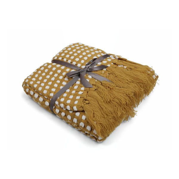 Premium Designer Throw Yellow 127x170cm