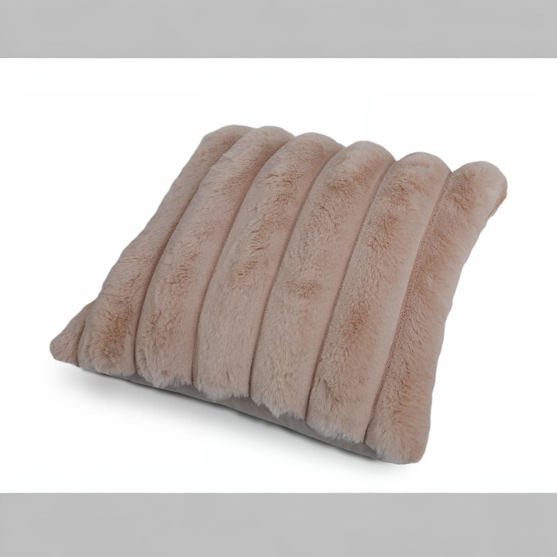 Fluffy Cushion Orange 45x45cm