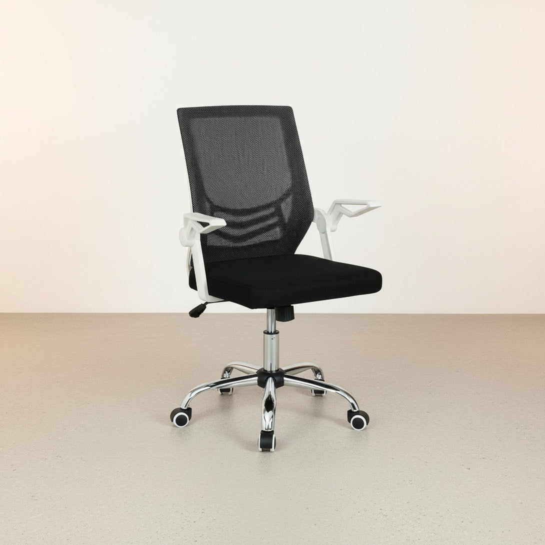Leon Office Chair - Black + White